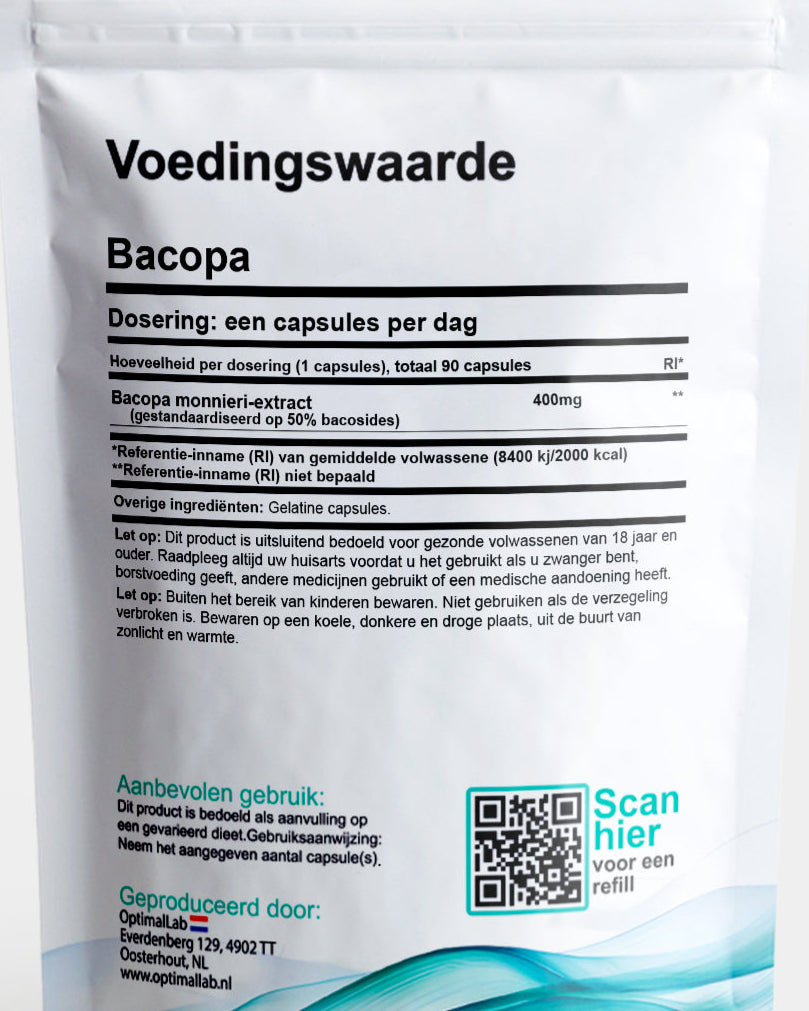 Bacopa  | 90 capsules | 400 mg