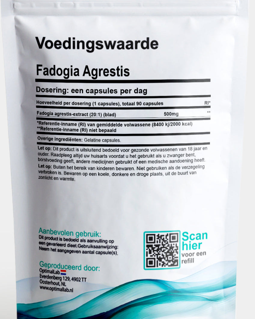 Fadogia Agrestis | 90 capsules | 500 mg | 1:20 extract