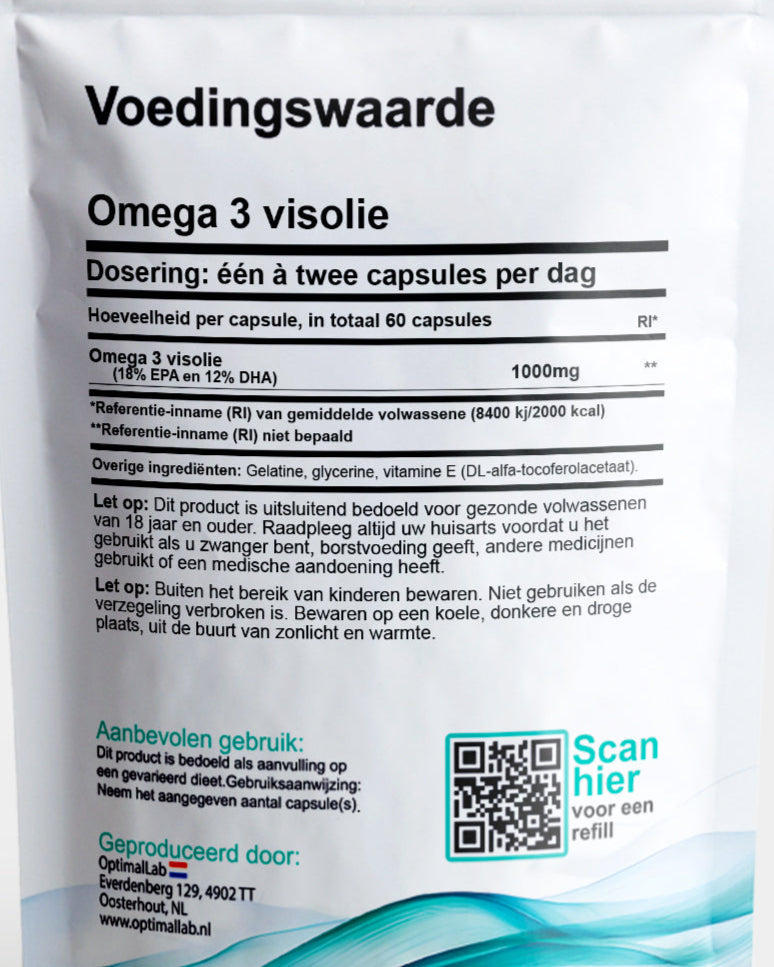 Omega 3 visolie - 60 capsules