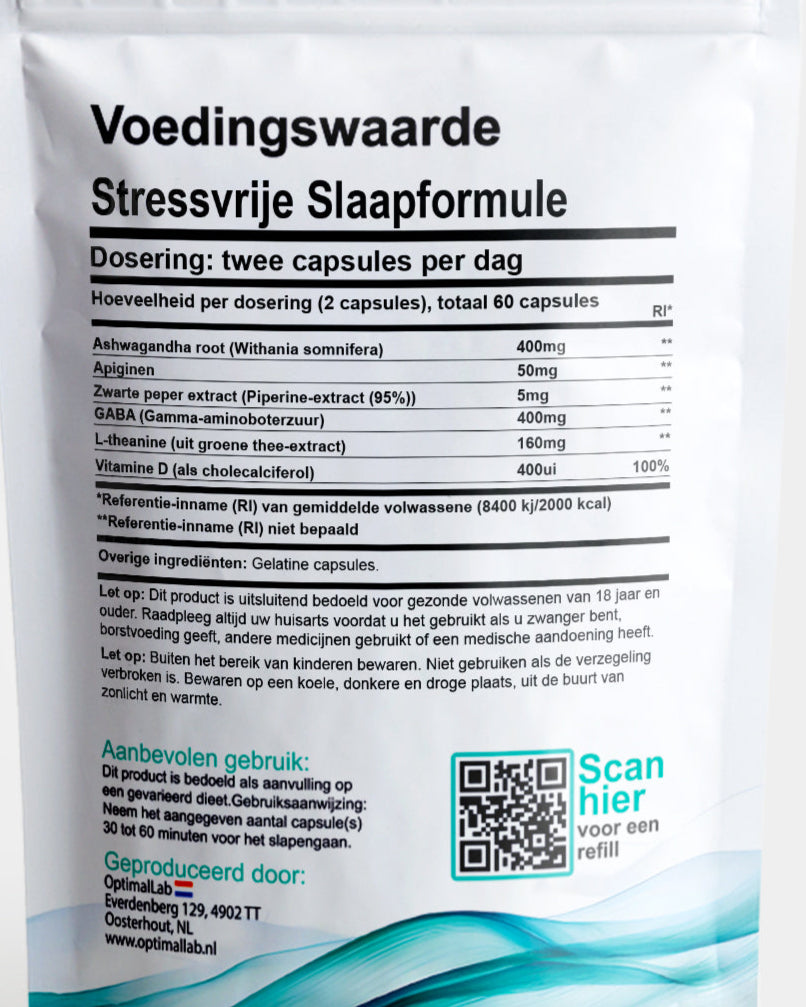 Stressvrije Slaapformule® - 60 capsules