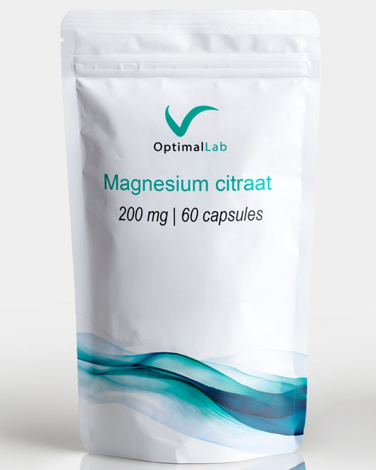 Magnesium (bisglycinaat) | 200mg | Vanaf 60 Capsules