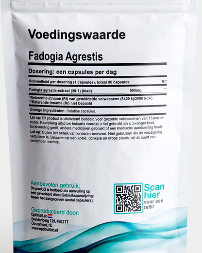 Fadogia Agrestis | 90 capsules | 500 mg | 1:20 extract